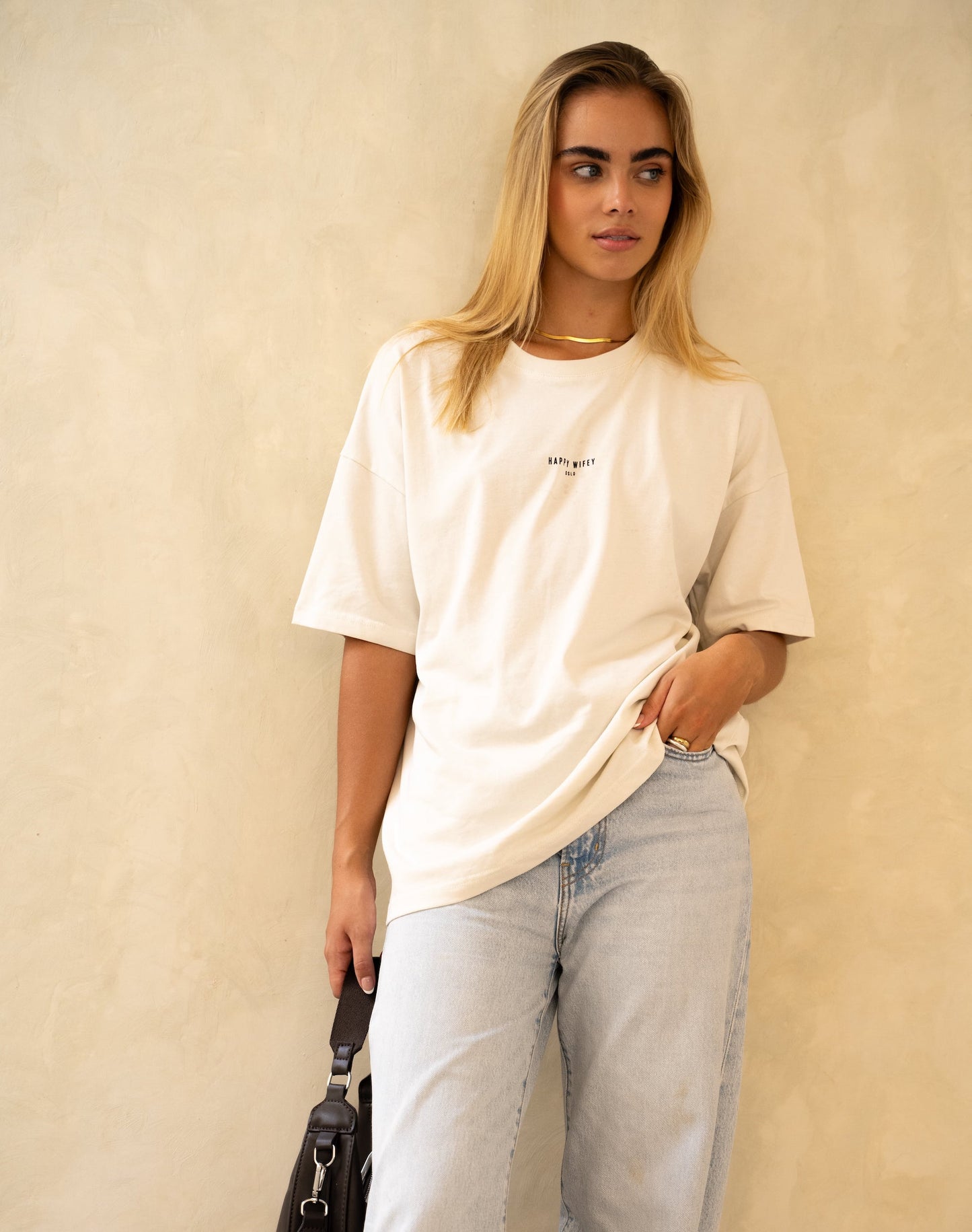 The Loose-Fit Tee in Light Sand