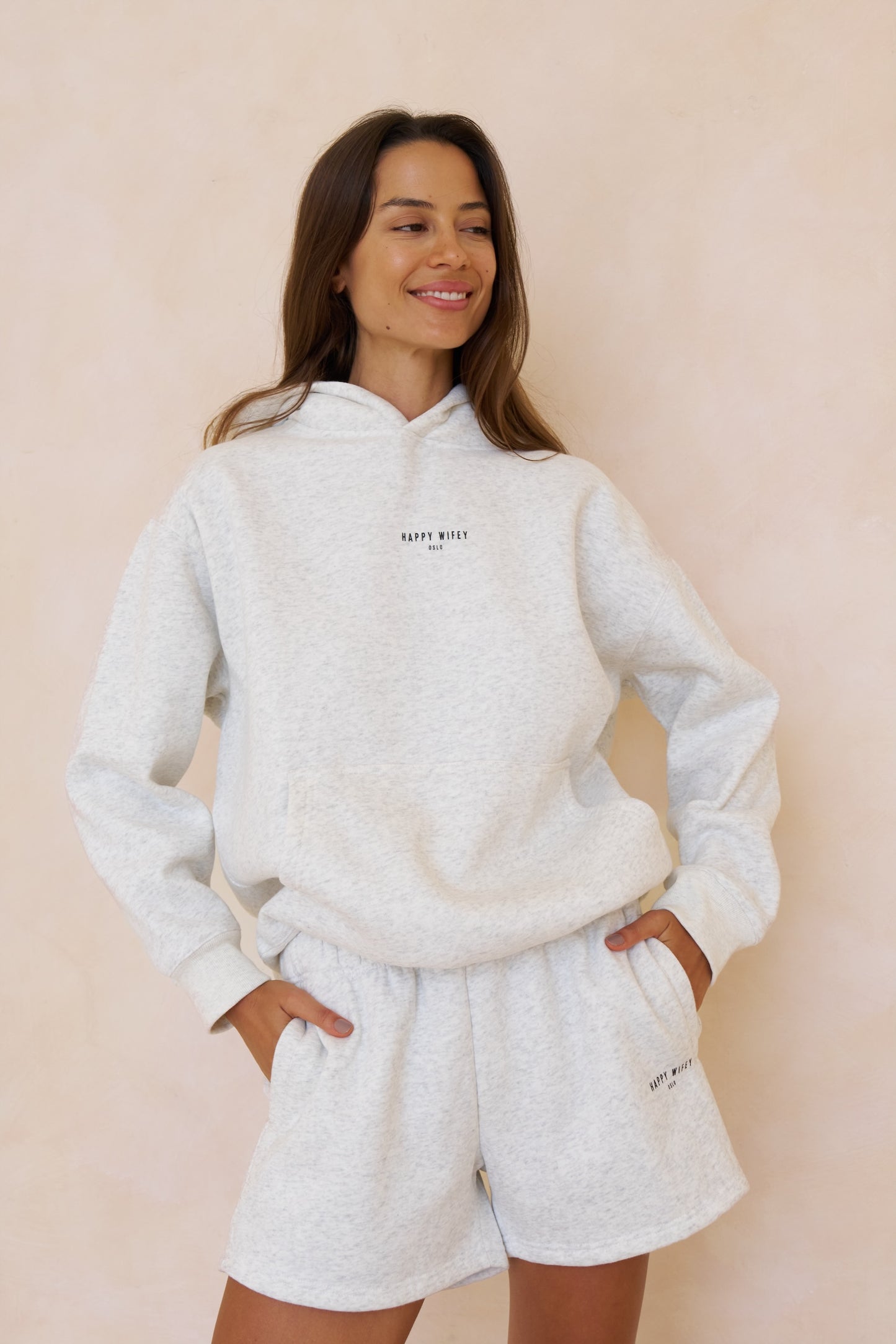 The Oversized Hoodie in Light Grey