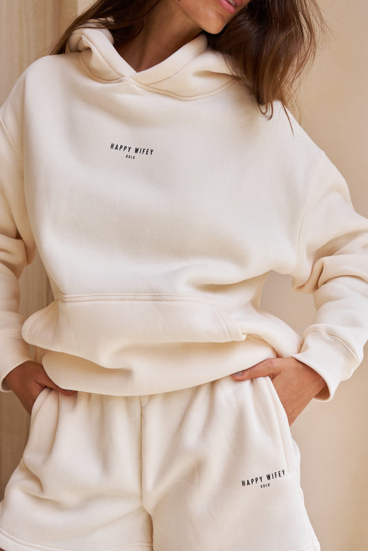 The Cozy Shorts in Butter Cream