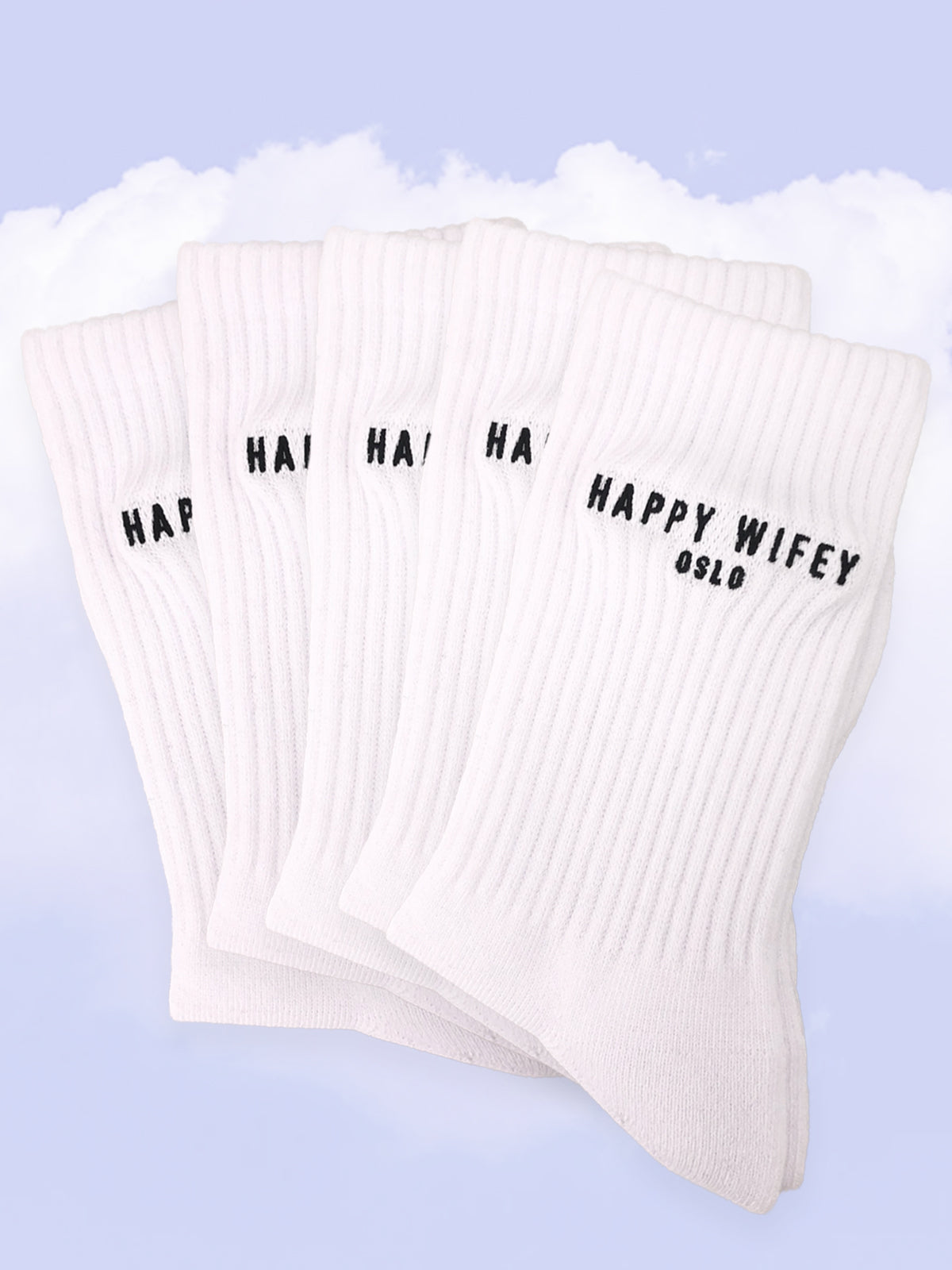 Happy Wifey Tennis Socks