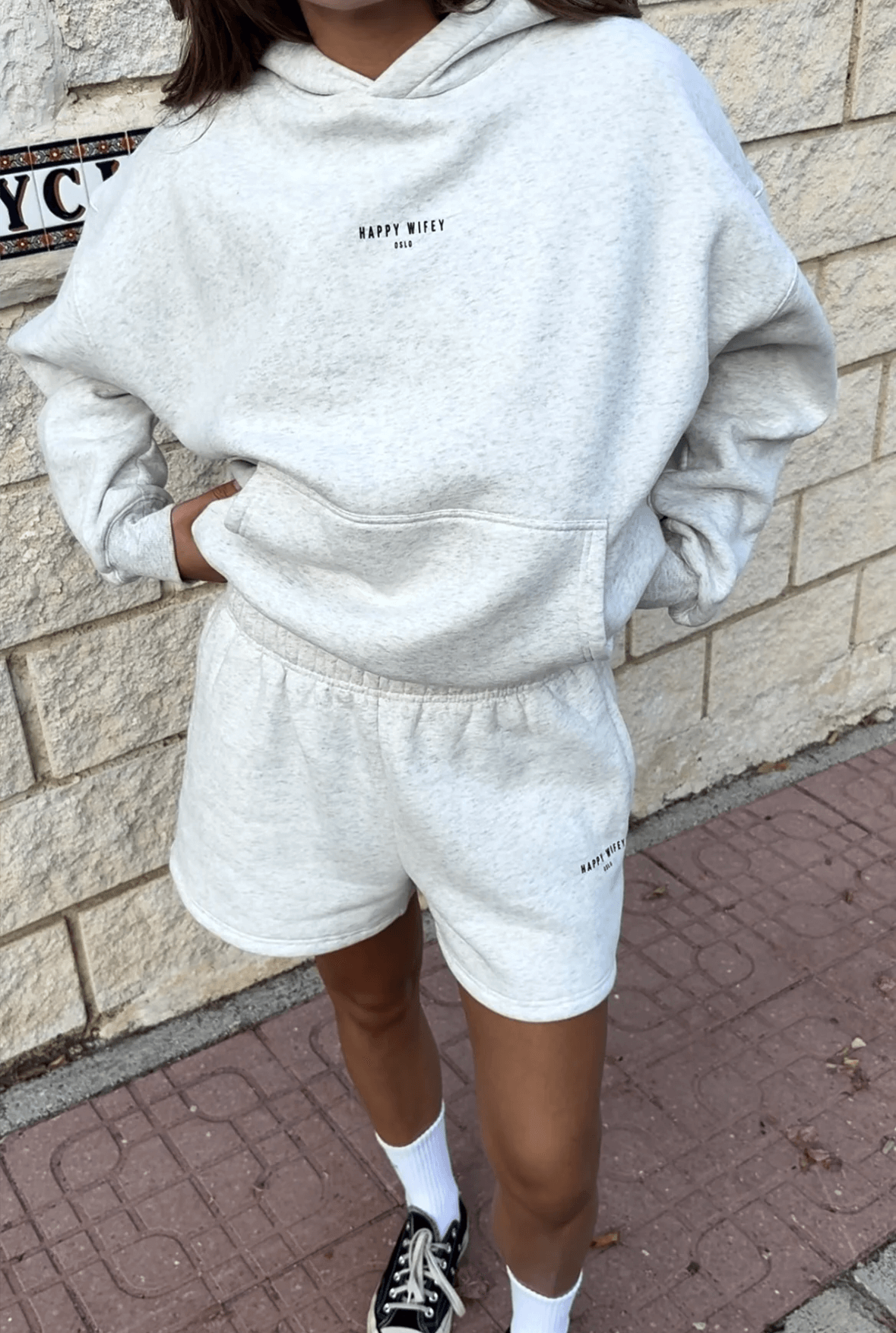 The Cozy Shorts in Grey - Happy Wifey