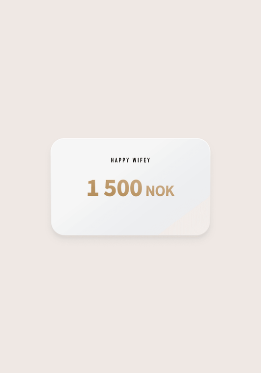 Gift Card 1500 NOK - Happy Wifey