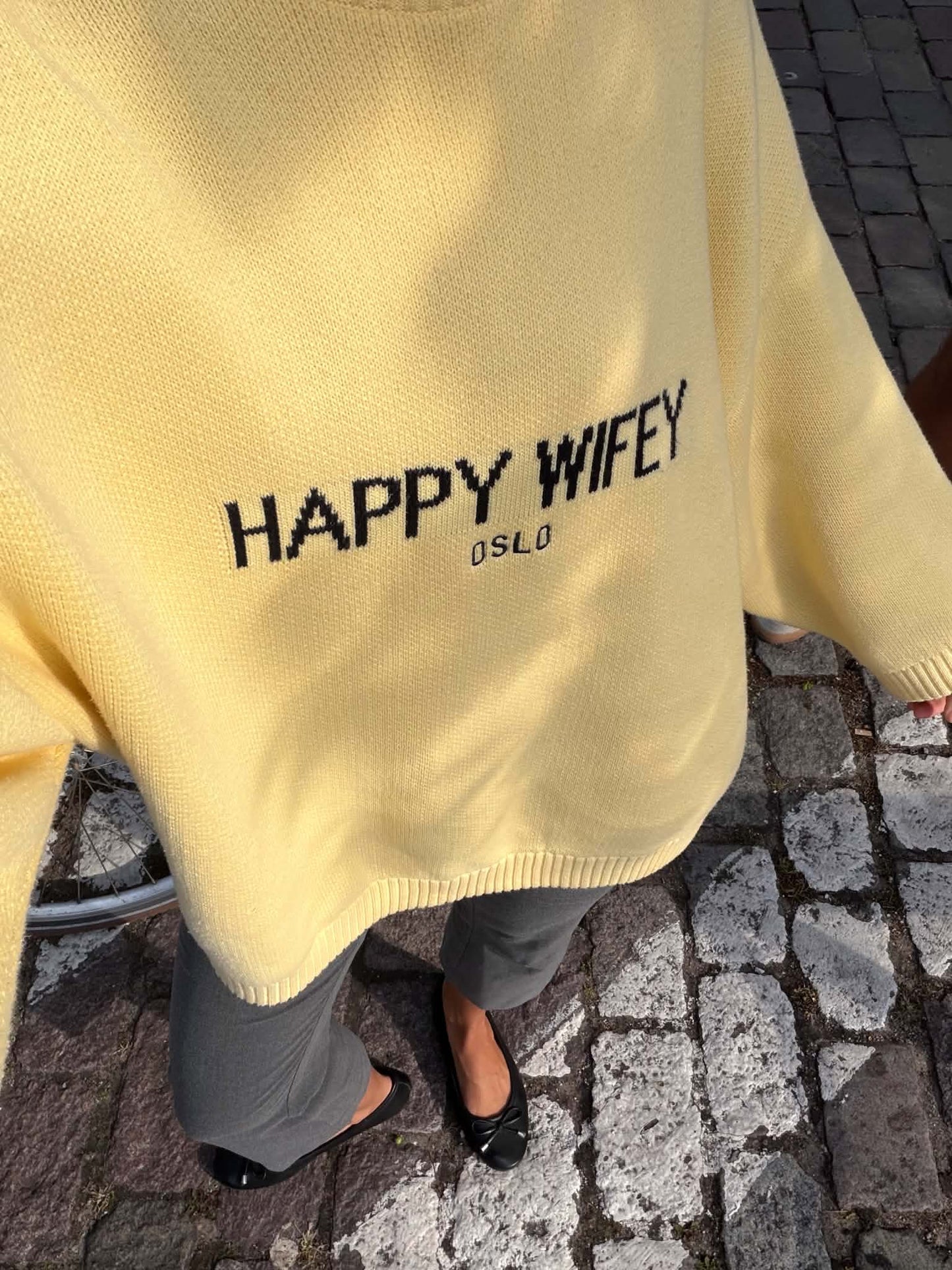 The Knitted Sweater in Sunny Yellow