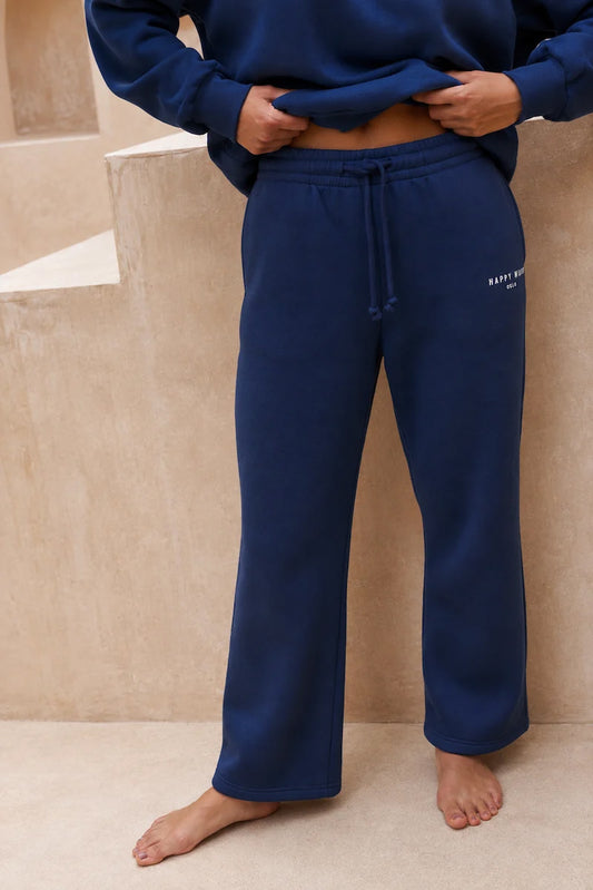 The Straight-Leg Sweatpants in Midnight Blue