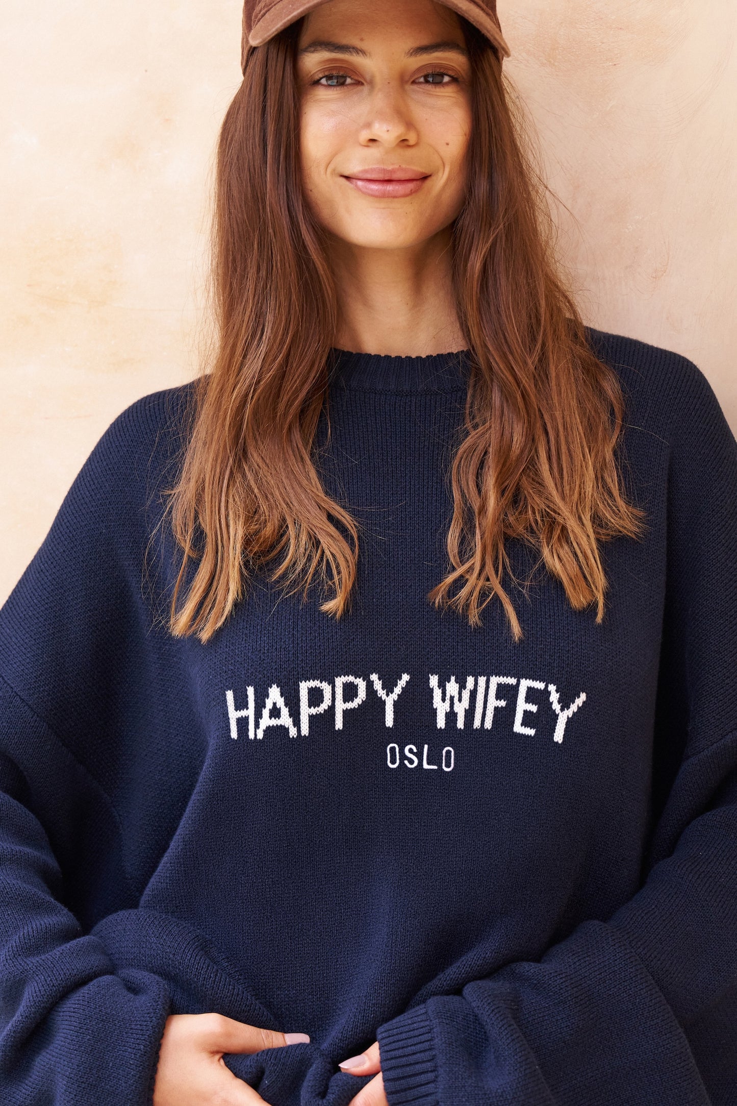 The Knitted Sweater in Coastal Blue