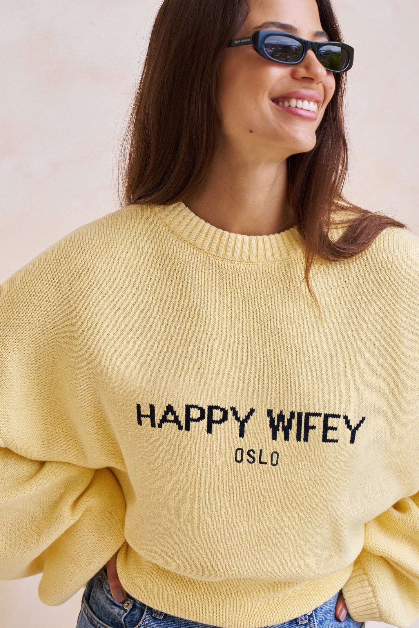 The Knitted Sweater in Sunny Yellow