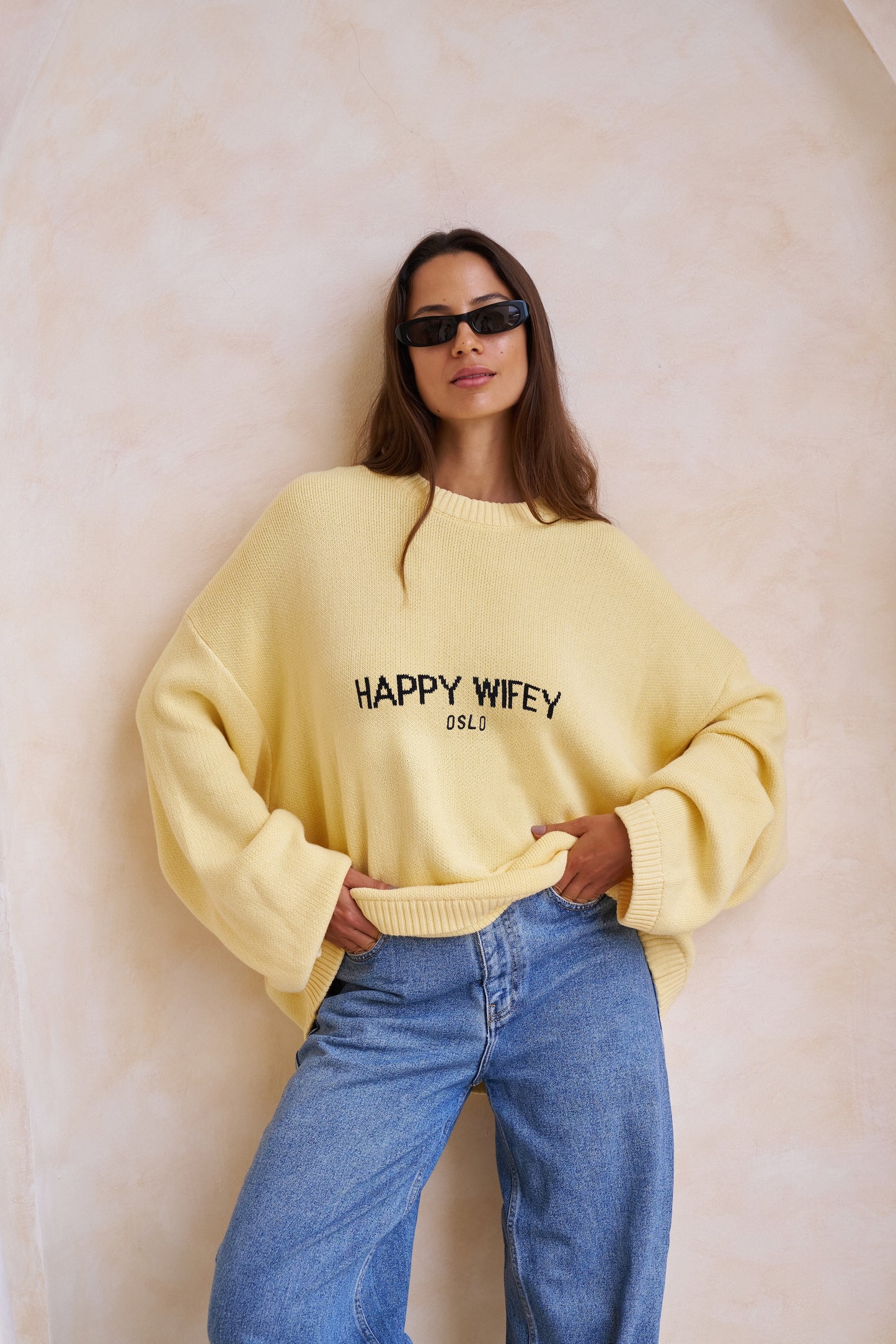 The Knitted Sweater in Sunny Yellow
