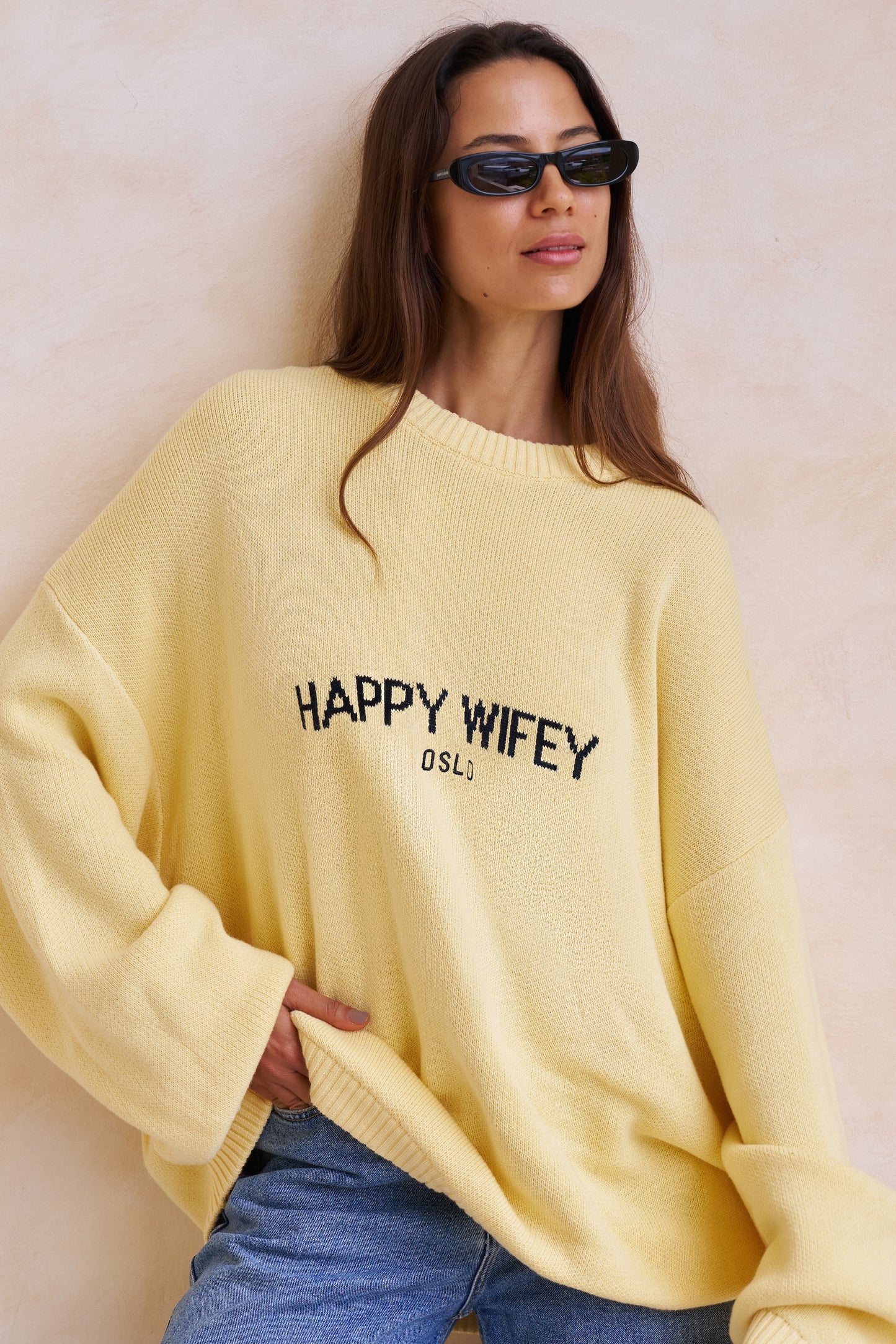 The Knitted Sweater in Sunny Yellow