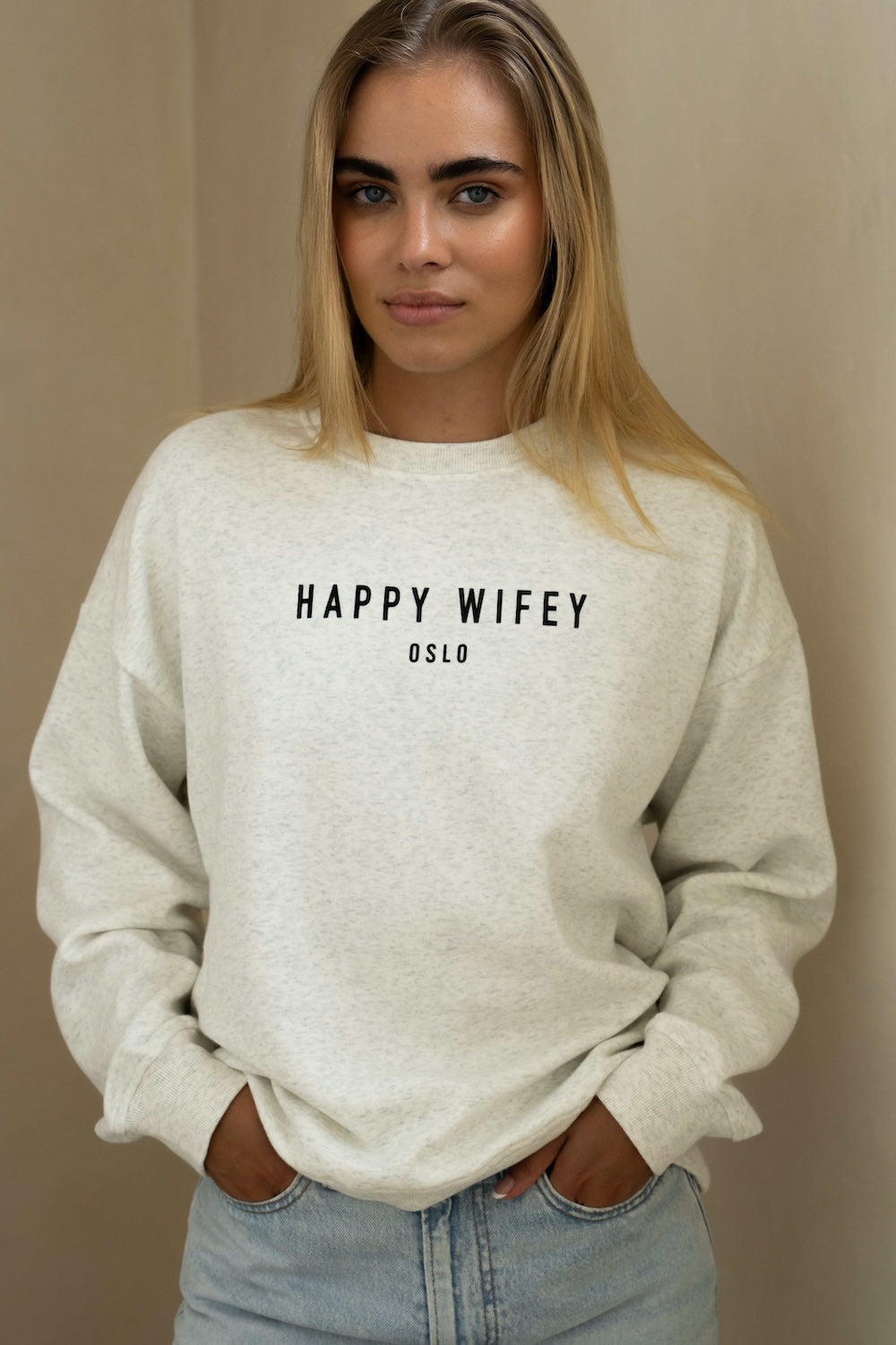 Happy wifey sweatshirt on sale