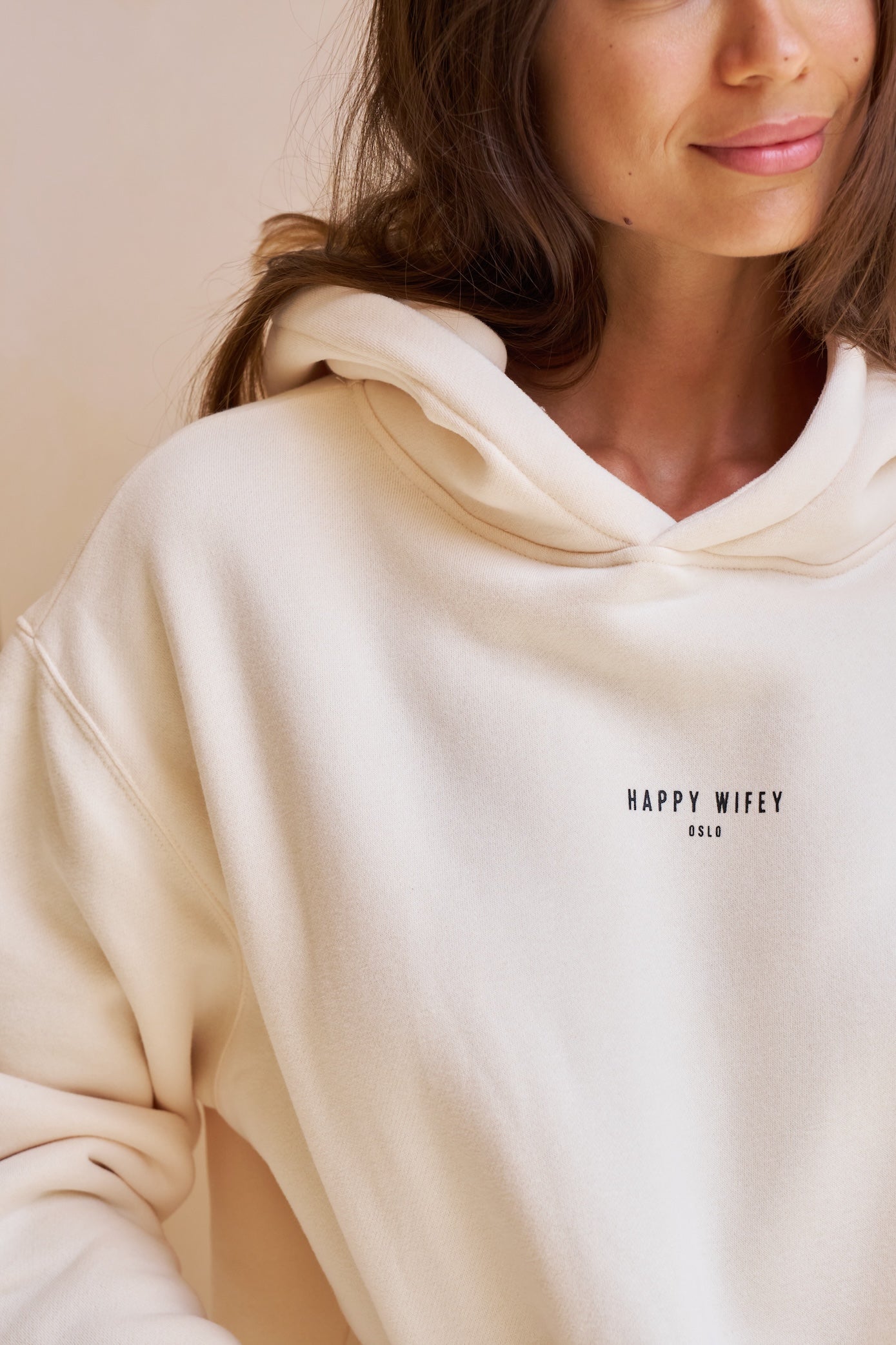 The Oversized Hoodie in Butter Cream