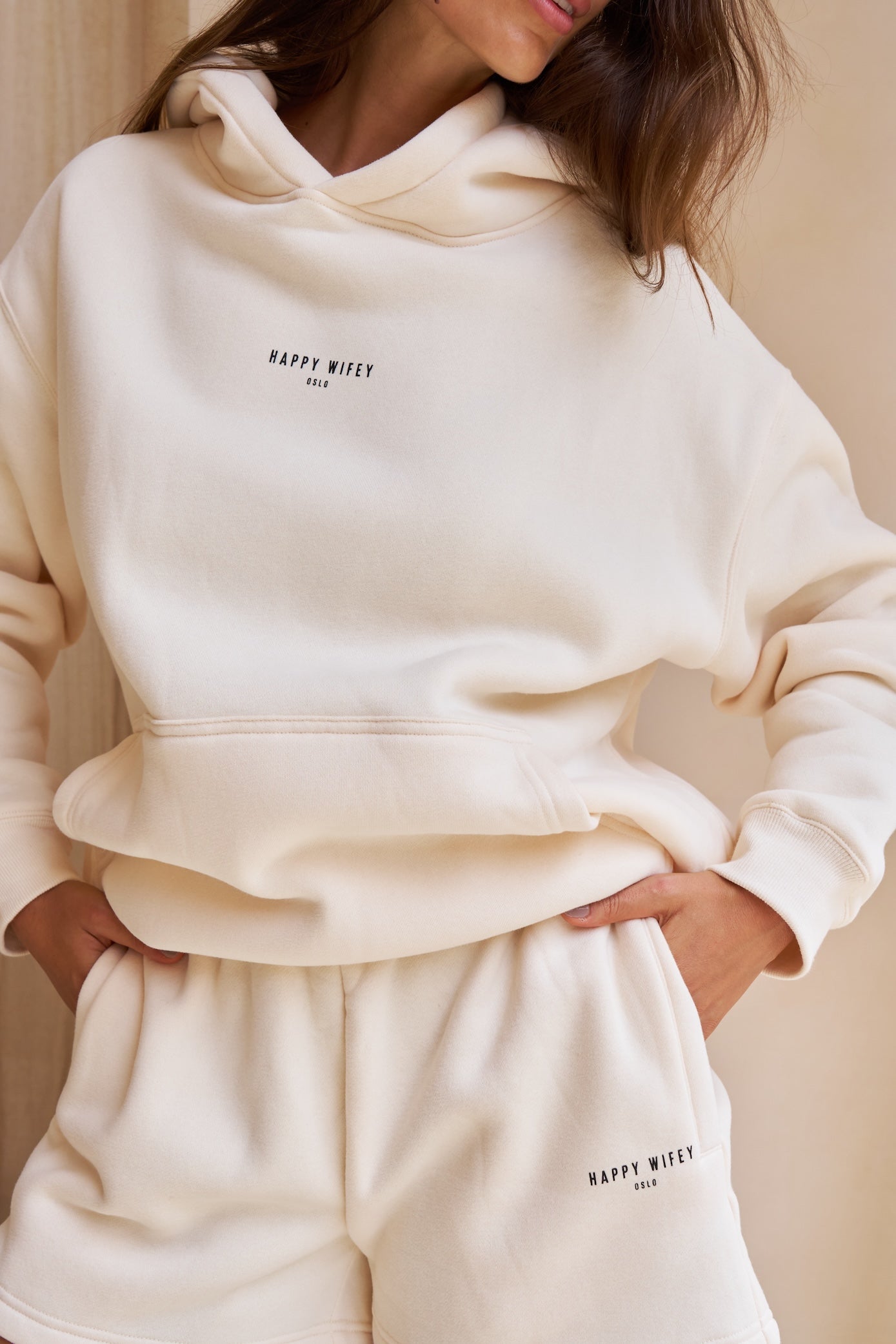 The Oversized Hoodie in Butter Cream