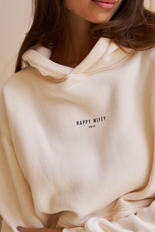 The Oversized Hoodie in Butter Cream