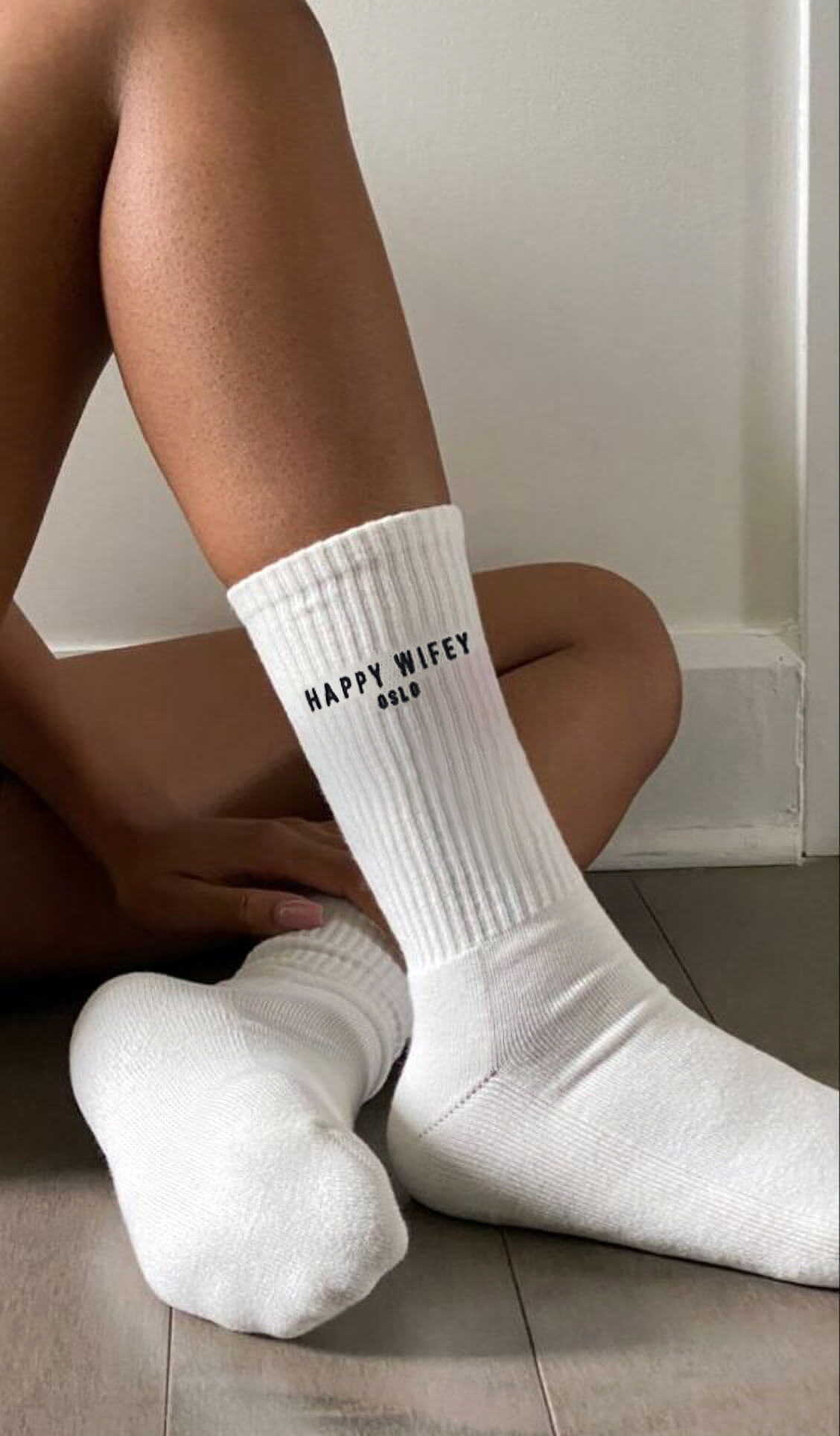 Happy Wifey Tennis Socks