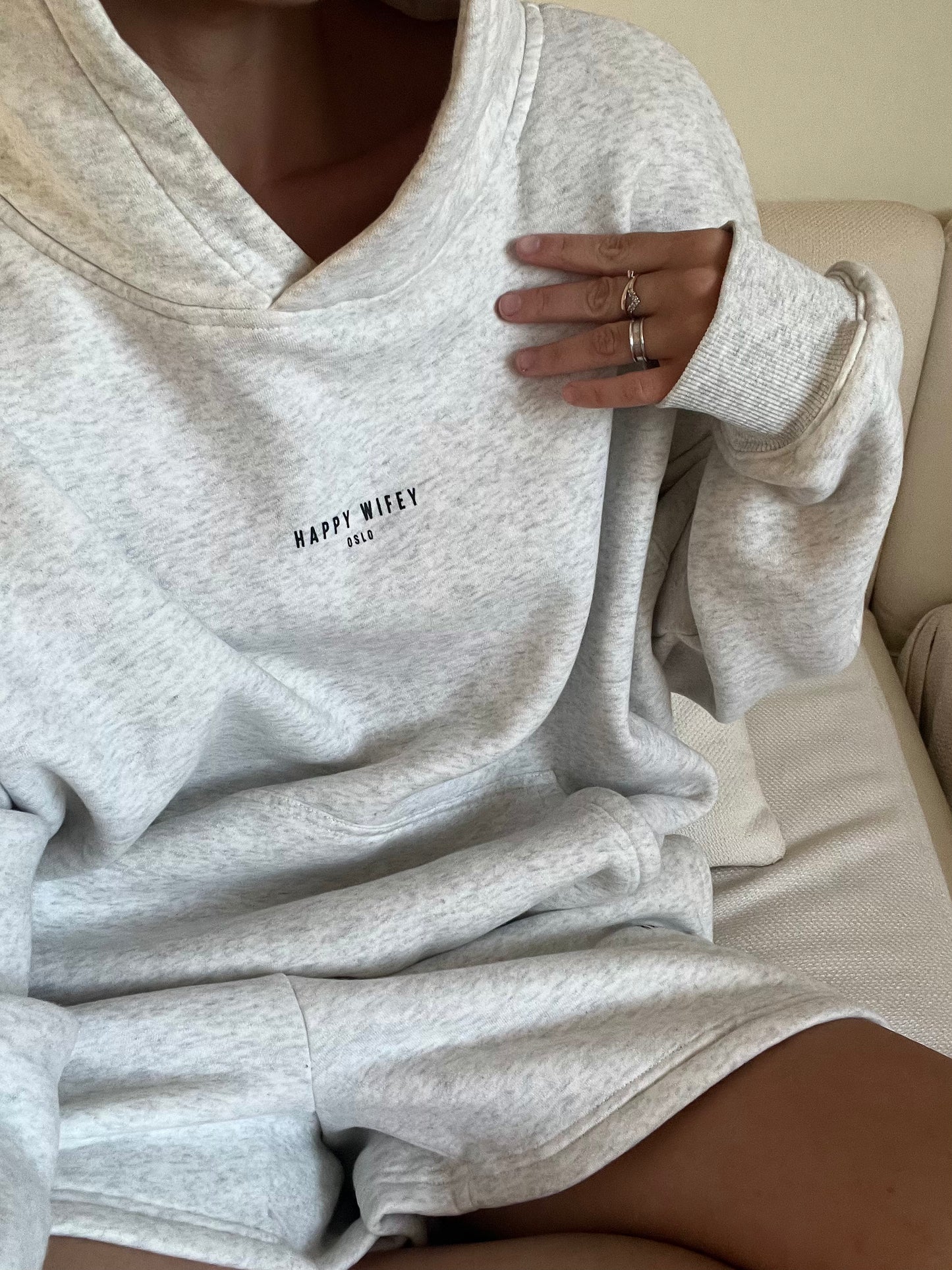 The Oversized Hoodie in Grey
