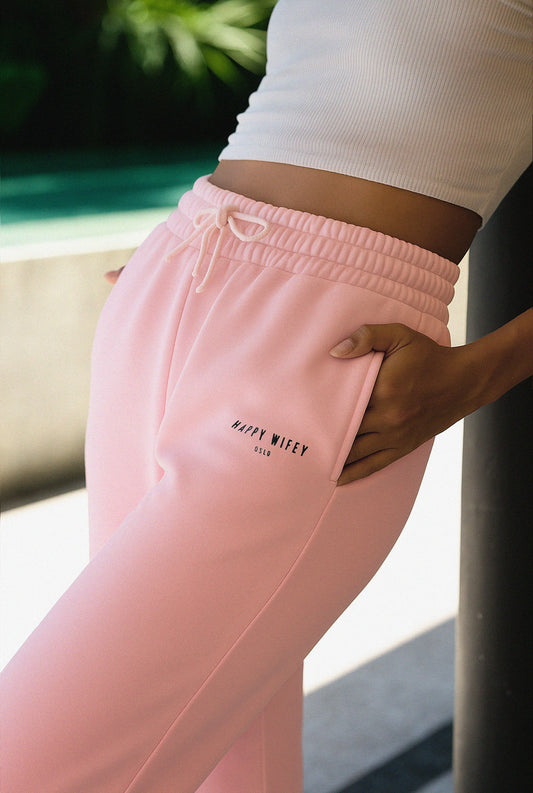 The Sweatpants in Pastel Pink