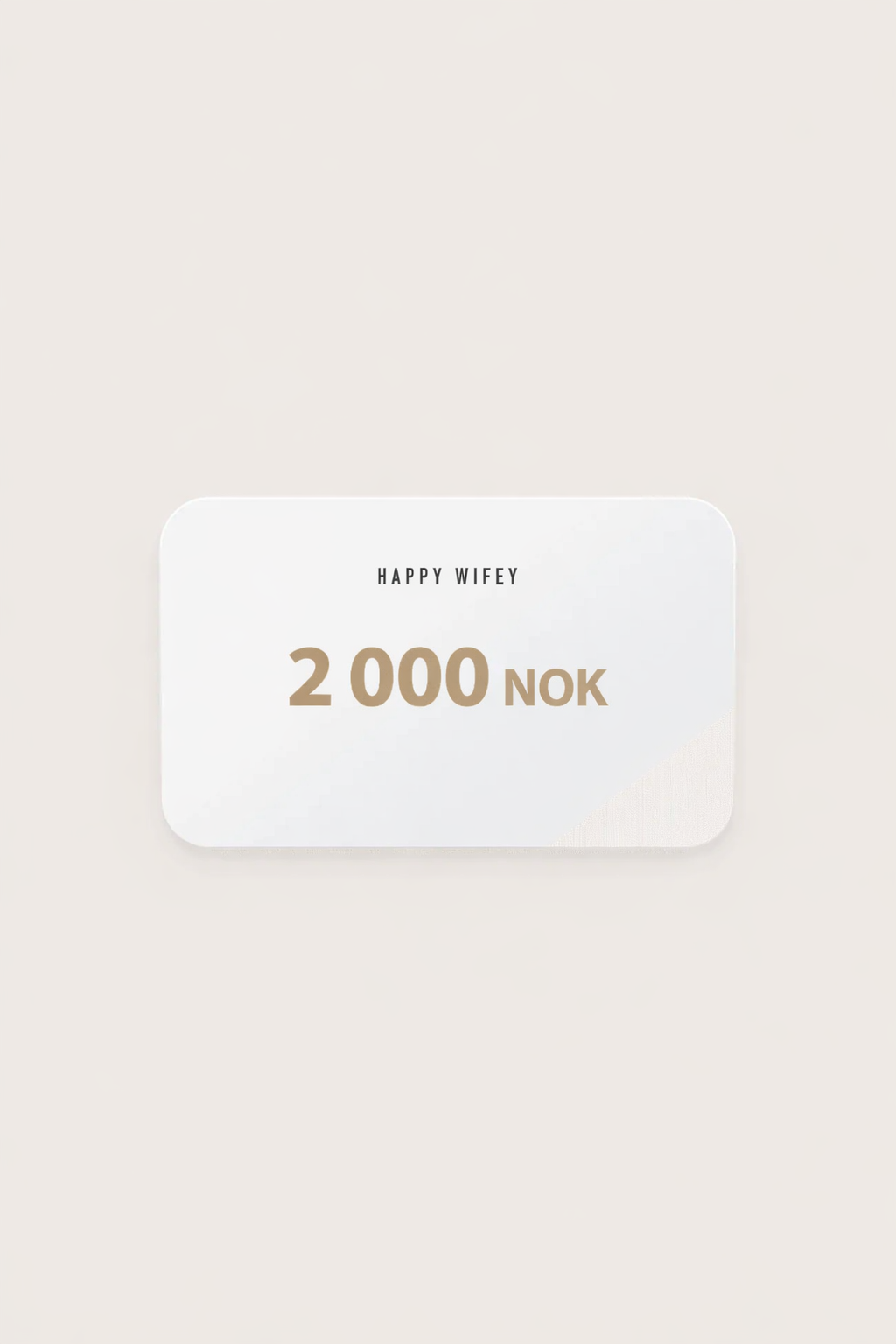 Gift Card 2000 NOK