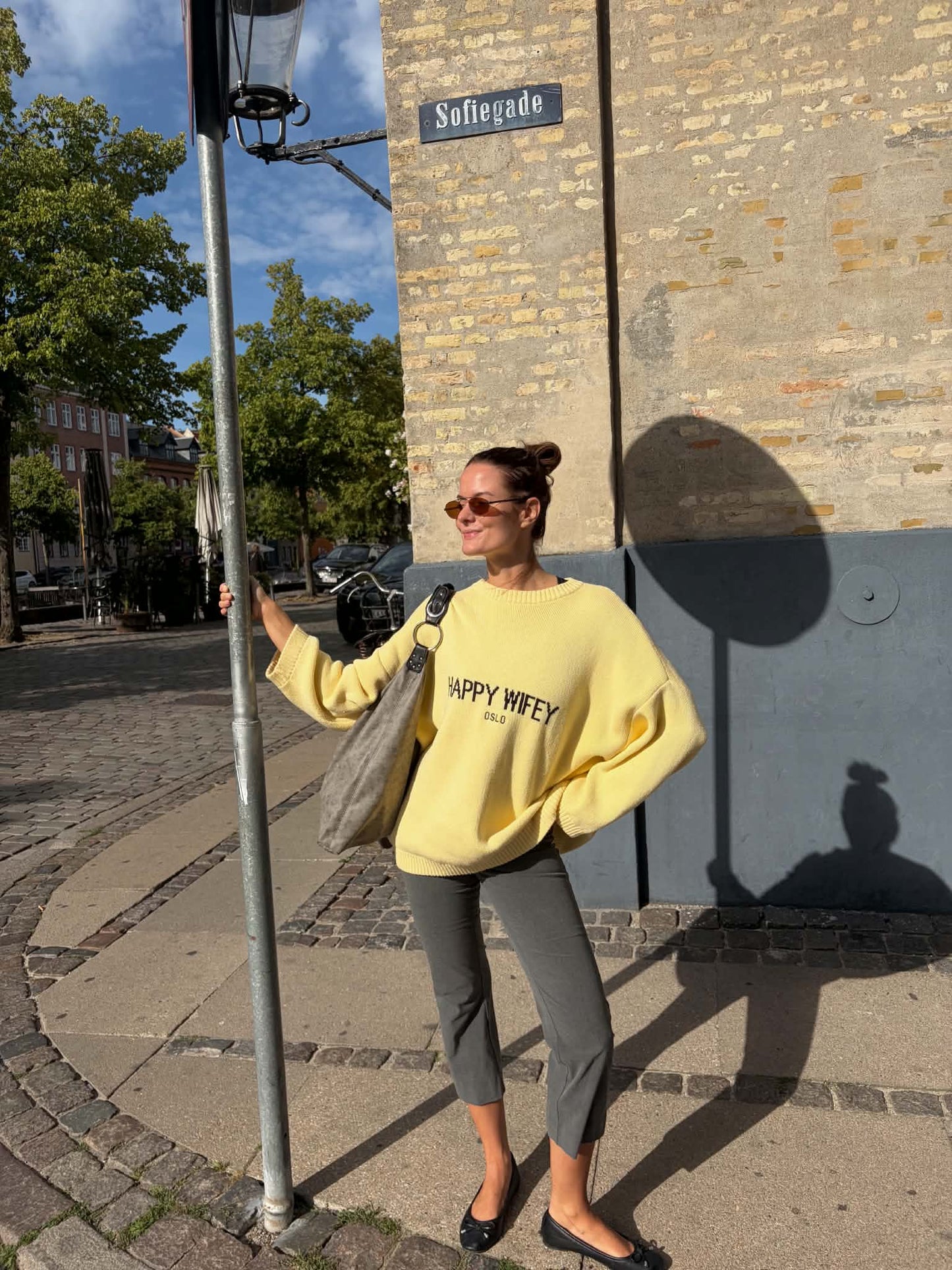 The Knitted Sweater in Sunny Yellow