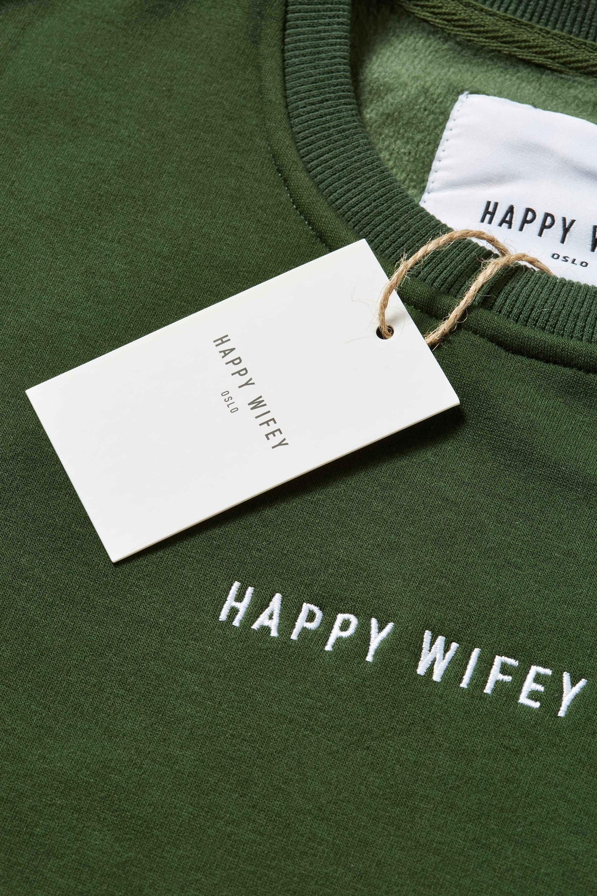 Sweatshirt Forest Green - Happy Wifey